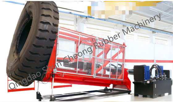 Good price Professional OTR Waste Truck Tire Recycling Line/Tyre Powder Making Machinery online