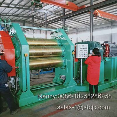 Good price 1200MM Rubber Sheet 3 Roll Calender , Calendering Process For Rubber online